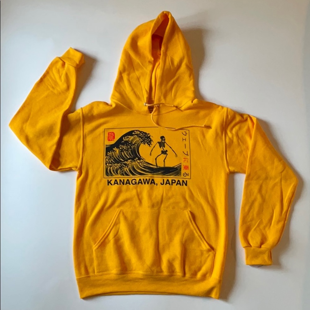 Yellow/Goldenrod Kanazawa, Japan Hoodie-Small